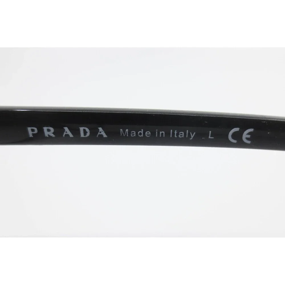 Prada VPR 02T Black Cat Eye Eyeglasses Frames 53-17-140 Made in Italy